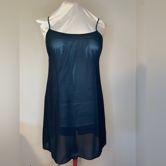 Theory silk black dress, size 8, with slip - Picture 11 of 15